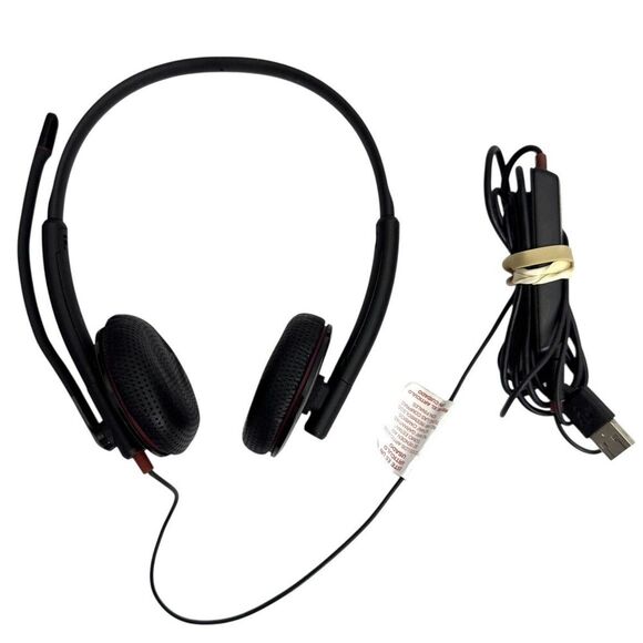 Plantronics - Blackwire 300 DA - Stereo USB PC Computer Desktop Laptop Headset - Picture 2 of 11